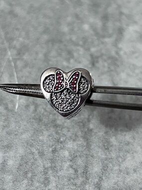 Authentic Pandora Disney Mickey and Minnie Sparkling Heart, #792049CZ